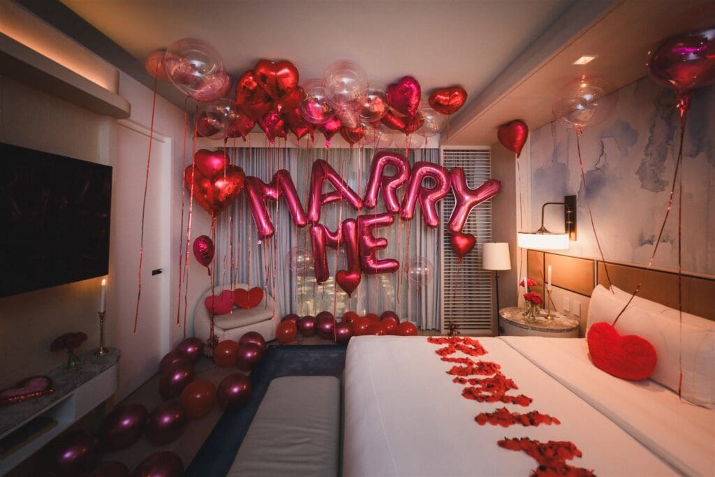 Wedding Proposal Decor at the Conrad Hotel, Orlando Event Planner 